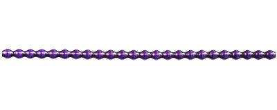 Rauta 5 mm - lesk fialová (12 ks, 24 perlí na klaučeti)