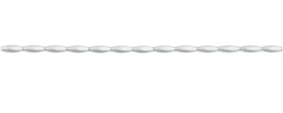 Oves 8 mm - bílá matná (12 ks, 13 perlí na klaučeti)