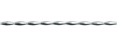 Oves 12 mm - stříbrná (12 ks, 9 perlí na klaučeti)