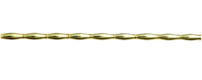 Oves 12 mm - lesk žlutá (12 ks, 9 perlí na klaučeti)