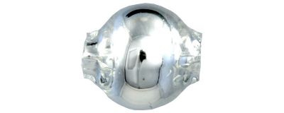 Kulatá 5 mm - stříbrná (60 ks)