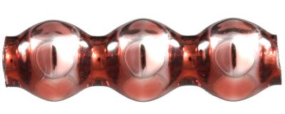 Rauta  trojánek 4 mm - lesk růžová (60 ks)