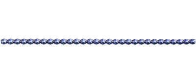 Rauta 4 mm - lesk  modrá (12 ks, 30 perlí na klaučeti)