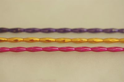 Ječmen - lesk směs barev (12 ks, 9 perlí na klaučeti)