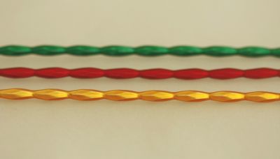 Ječmen - matná směs barev (12 ks, 9 perlí na klaučeti)