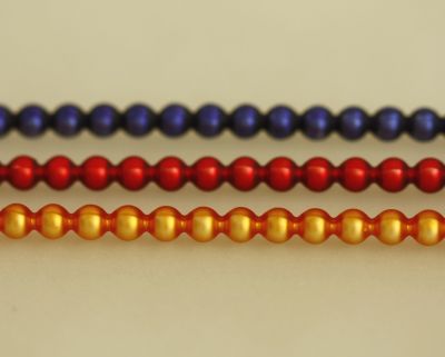 Kulatá 5 mm - matná směs barev (12 ks, 24 perlí na klaučeti)