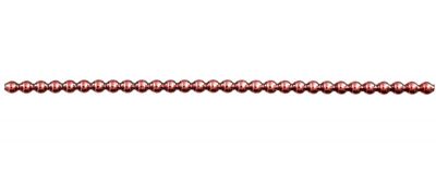 Kulatá 4 mm - lesk růžová (12 ks, 30 perlí na klaučeti)