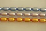 Žalud 11 mm - matná směs barev (6 ks, 10 perlí na klaučeti)