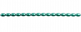 Žalud 7 mm - lesk zelená (12 ks, 16 perlí na klaučeti)