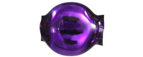 Čočka 6mm - lesk fialová (60 ks)
