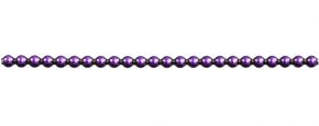 Kulatá 5 mm - lesk fialová (12 ks, 24 perlí na klaučeti)