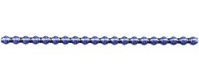 Rauta 6 mm - lesk modrá (6 ks, 20 perlí na klaučeti)