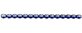 Rauta 8 mm - lesk modrá (6 ks, 15 perlí na klaučeti)