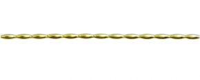 Oves 8 mm - lesk žlutá (12 ks, 13 perlí na klaučeti)