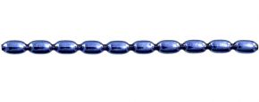 Žalud 11 mm - lesk modrá (6 ks, 10 perlí na klaučeti)