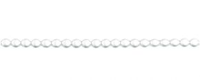 Čočka 6 mm - bílá matná  (12 ks, 20 perlí na klaučeti)