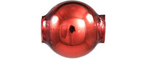 Kulatá 12 mm - lesk červená (30 ks)