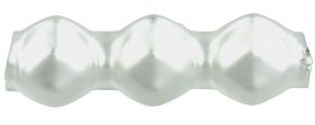 Rauta trojánek 5 mm - matná bílá (30 ks)