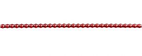 Rauta 4 mm - lesk  červená (12 ks, 30 perlí na klaučeti)