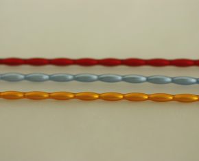 Oves 8 mm - matná směs barev (12 ks, 13 perlí na klaučeti)