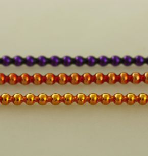 Kulatá 4 mm - Lesk - směs barev (12 ks, 30 perlí na klaučeti)