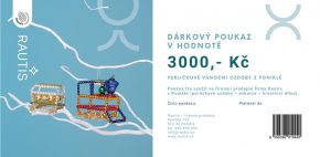 Dárkový poukaz - 3000