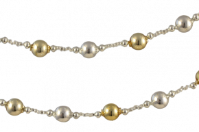 Vánoční řetěz - kulaté perle