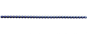 Kulatá 4 mm - lesk modrá (12 ks, 30 perlí na klaučeti)