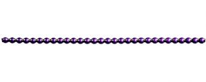Kulatá 4 mm - lesk fialová (12 ks, 30 perlí na klaučeti)